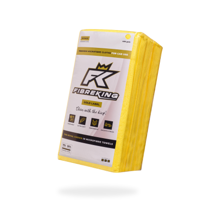 Microfibre - Fibreking Gold Label Microfibres (Yellow) (36 pack)