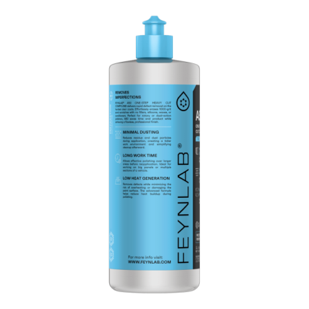 Kit Polish Profesional Corecție Abrazivă Feynlab® A50 1L + Pad Lână BadBoys 5" [2]