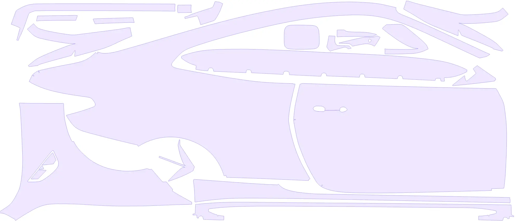 Fusion Guard Nano Paint Protection Film Pre-Cut 1.52m [6]