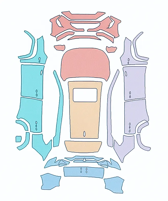 Fusion Guard Nano Paint Protection Film Pre-Cut 1.52m [1]