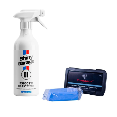 Kit-uri Detailing - Kit Decontaminare Mecanica Tornador® Shine Blue Medium Aggressive