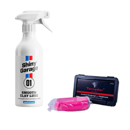 Argile şi Lubrifianţi - Kit Decontaminare Mecanica Tornador® Shine Red Aggressive