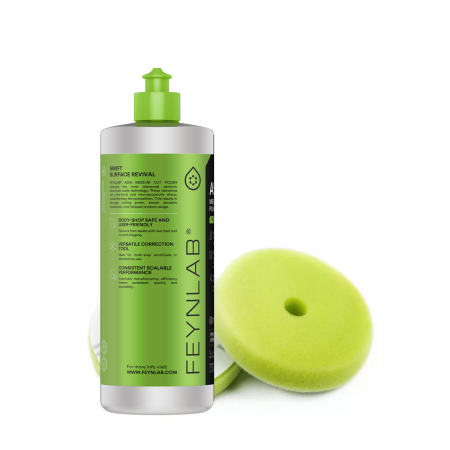 Paste Polish - Kit Polish Profesional Feynlab® A500 + Pad Burete Concept Open-Cell 6" (Mediu, 0.5L)
