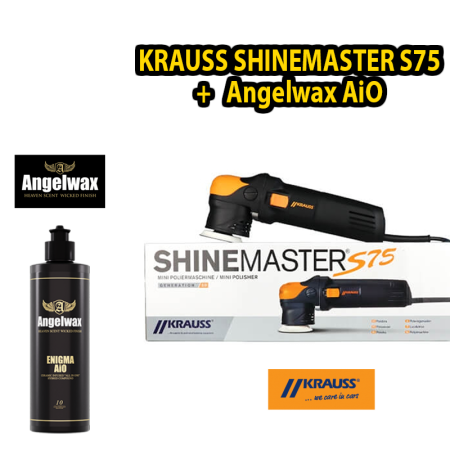 Maşini de Polishat - Kit - Krauss ShineMaster S75 + Angelwax AiO 500ml