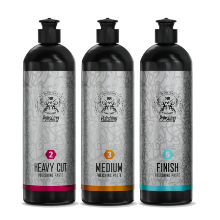 Kit Polish Profesional BadBoys Heavy Cut + Medium Cut + Finish (3x 1L) [0]