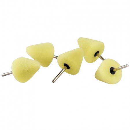 Detailing Outlet - Krauss MINI POLISHING CONE YELLOW  (PACK OF 5)