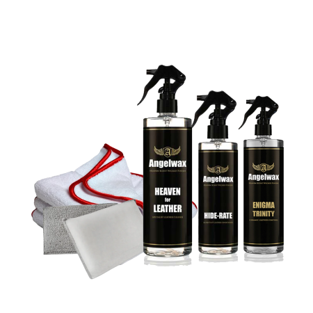 Angelwax Essentials - Leather Protection Kit - Soluția completă pentru un interior de piele impecabil [0]