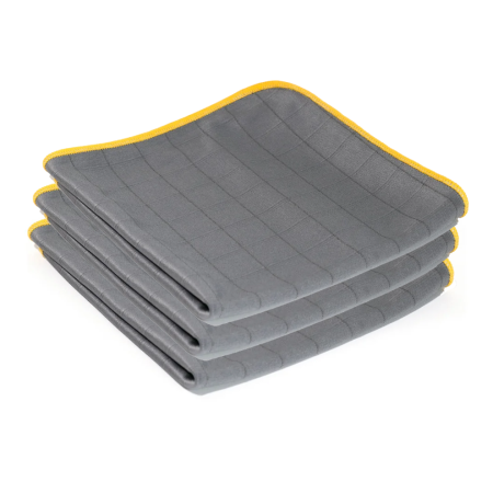Soluții Curățare Geamuri - Fibreking Carbon Glass Cloth (Grey/Yellow)