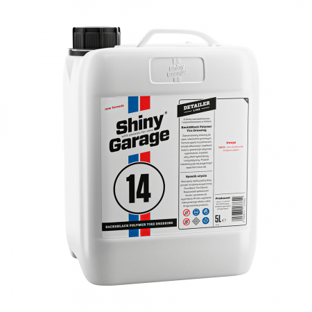Jante şi Anvelope - 5L Shiny Garage Back2Black - Dressing Anvelope şi Cauciuc