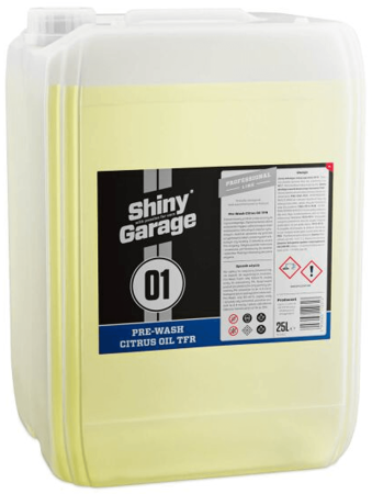 Seria PRO (5L & 25L) - Shiny Garage Pre-Wash Citrus Oil TFR 25L