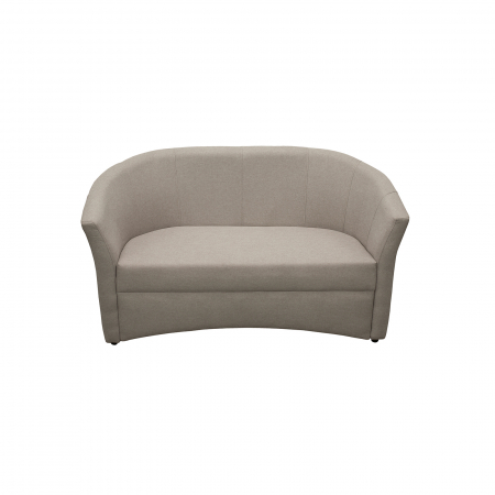 Canapea fixa CAF145, 2 locuri, bej, 145x60x80 cm