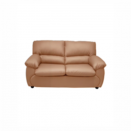 Canapea fixa LUX171, 2 locuri, maro deschis, 171x95x95 cm