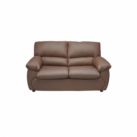 Canapea fixa LUX171, 2 locuri, maro inchis, 171x95x95 cm