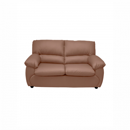 Canapea fixa LUX171, 2 locuri, cappuccino, 171x95x95 cm