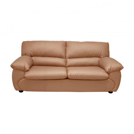 Canapea extensibila LUX215, 3 locuri, maro deschis, 215x95x95 cm