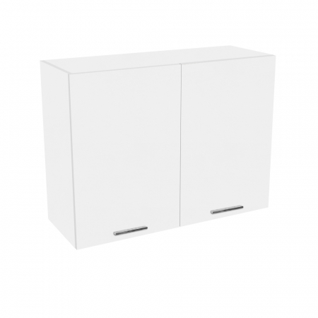 Corp suspendat 80 YANA, 2 usi, cu picurator, corp alb, fronturi alb, 80x30x60 cm
