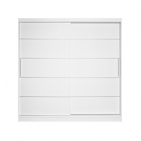 Dulap CORFU 03, usi glisante, alb, 200x60x200 cm