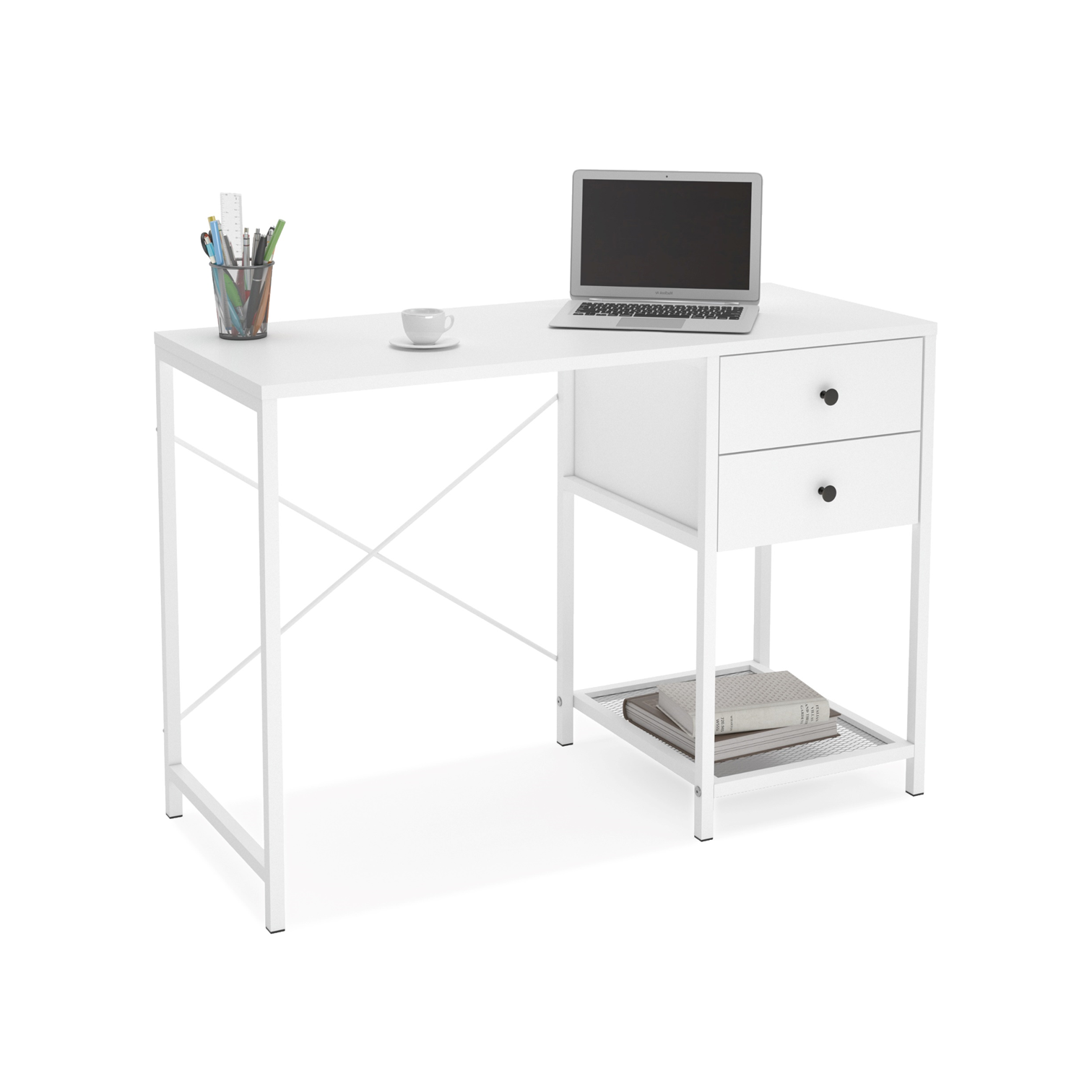 Birouri - Birou Lenon RF212002, alb, 106,5x45x73 cm - ExpoMob
