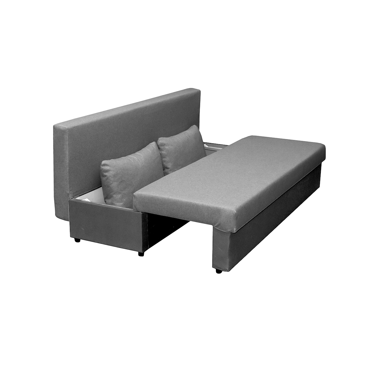 Promo - Canapea extensibila ANA185, 3 locuri, cu lada depozitare, 185x82x80 cm - ExpoMob