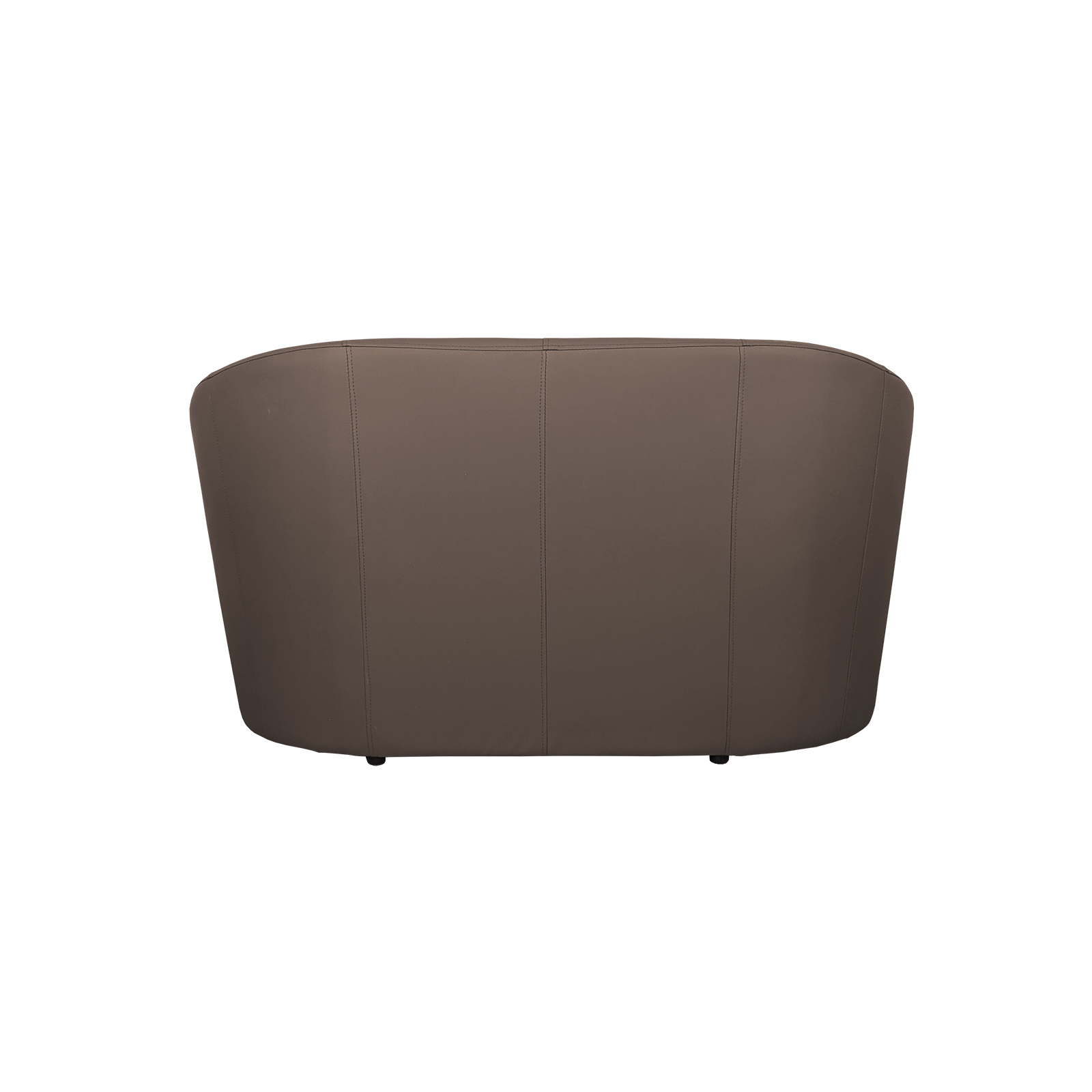 Colectia Cafenea - Canapea fixa CAF145, 2 locuri, piele ecologica, 145x60x80 cm - ExpoMob