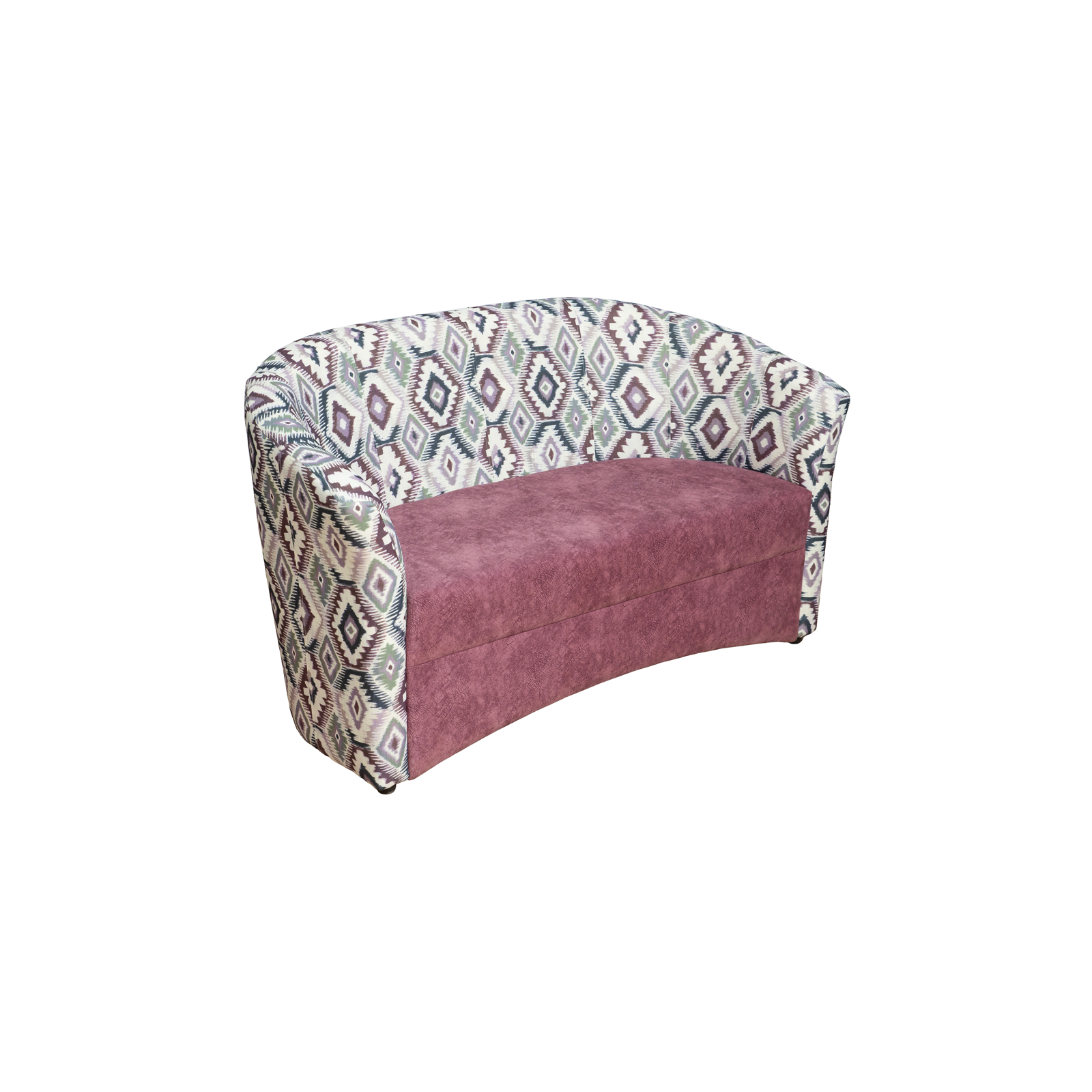 Colectia Cafenea - Canapea fixa CAF145 PRINT, 2 locuri, 140x65x78 cm - ExpoMob