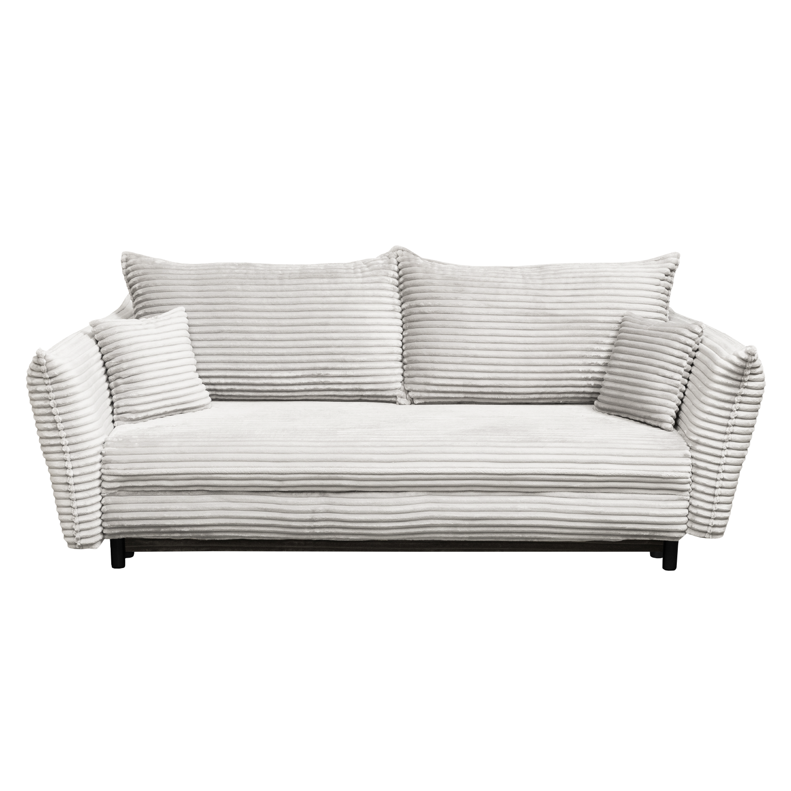 Promo - Canapea extensibila CAM238 T, 3 locuri, cu arcuri si lada depozitare, bej, 238x115x95 cm