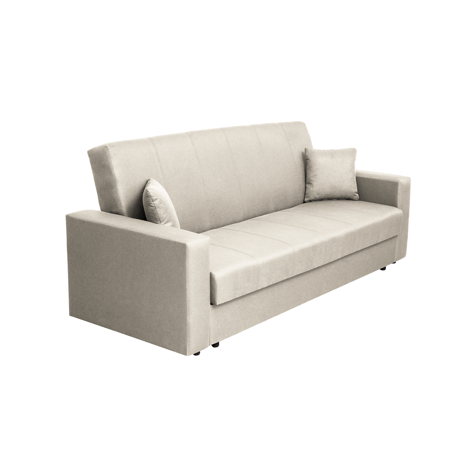 Colectia Corinne - Canapea extensibila COR220, 3 locuri, cu lada depozitare, 220x90x96 cm - ExpoMob