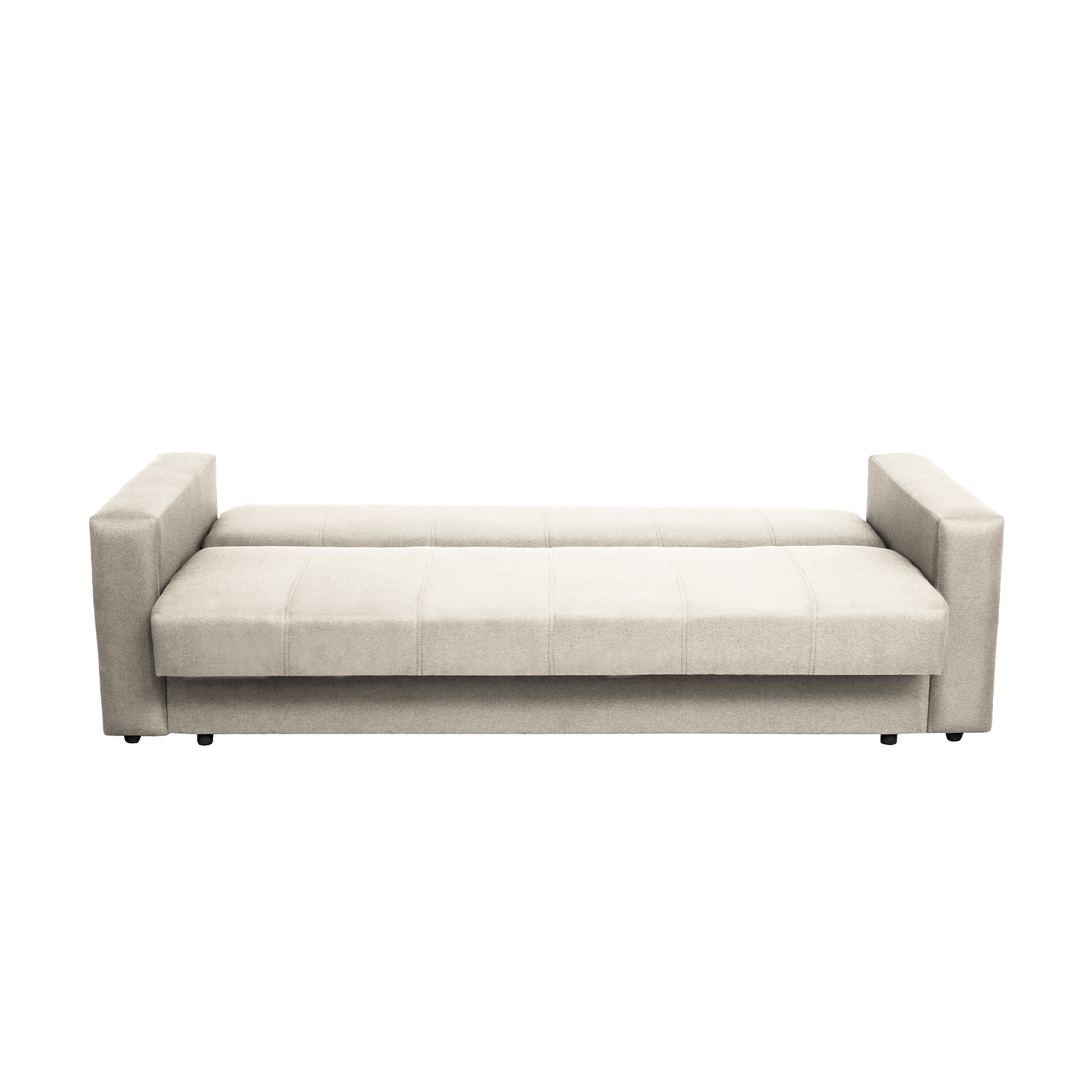 Colectia Corinne - Canapea extensibila COR220, 3 locuri, cu lada depozitare, 220x90x96 cm - ExpoMob