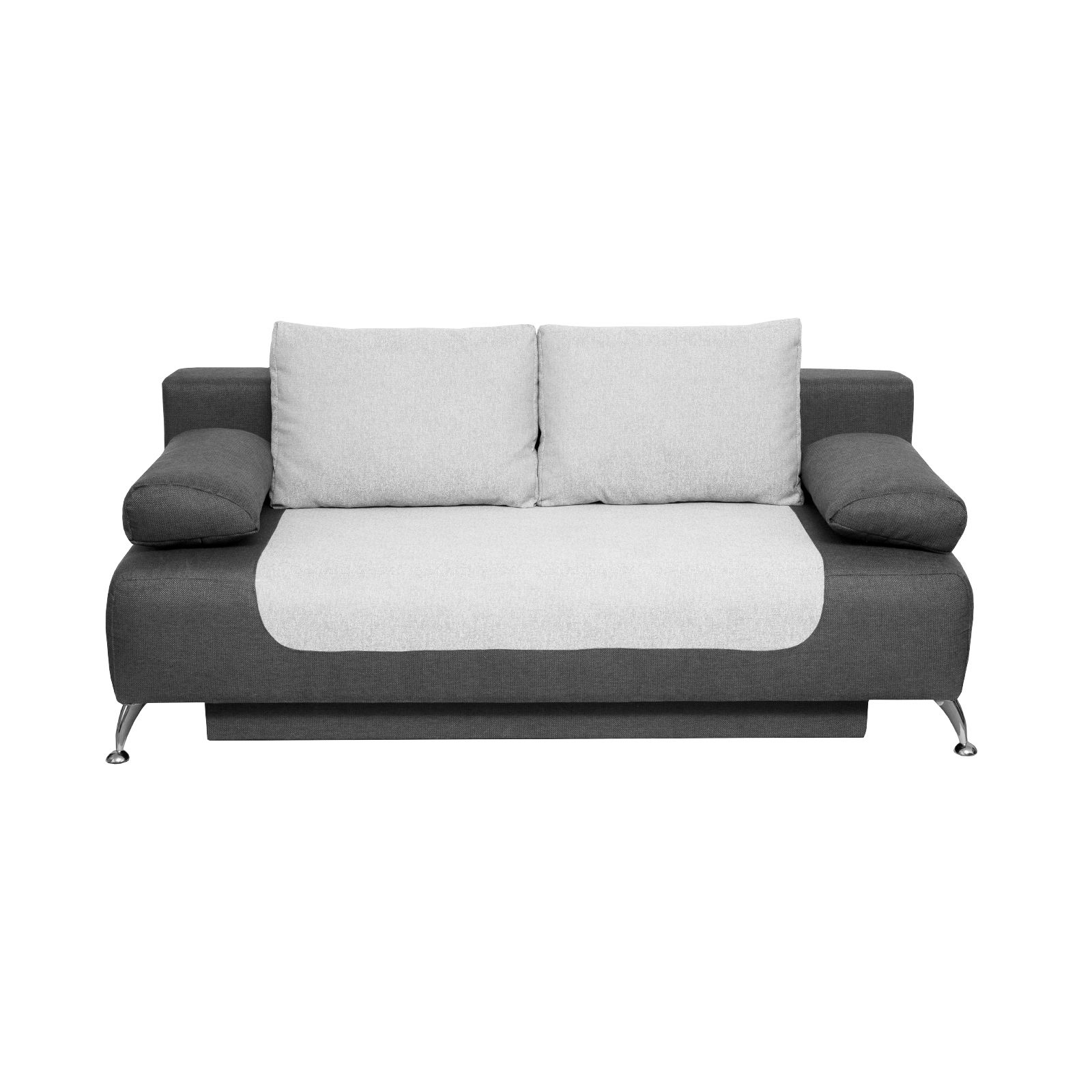 Canapea extensibila DAR195, 3 locuri, cu arcuri si lada depozitare, 195x98x74 cm - ExpoMob