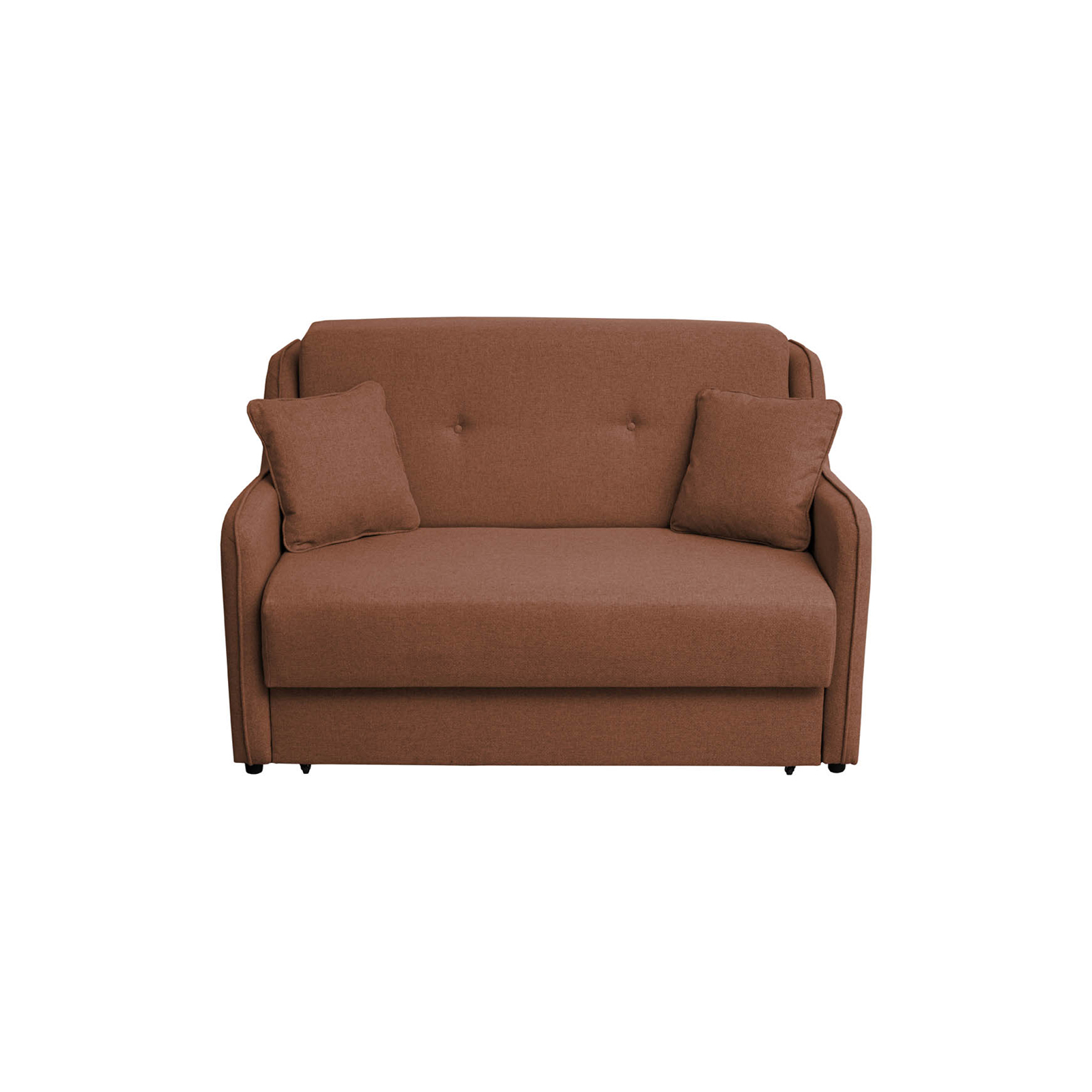 Canapea extensibila GAL143, 2 locuri, cu arcuri si lada depozitare, 143x98x98 cm - ExpoMob