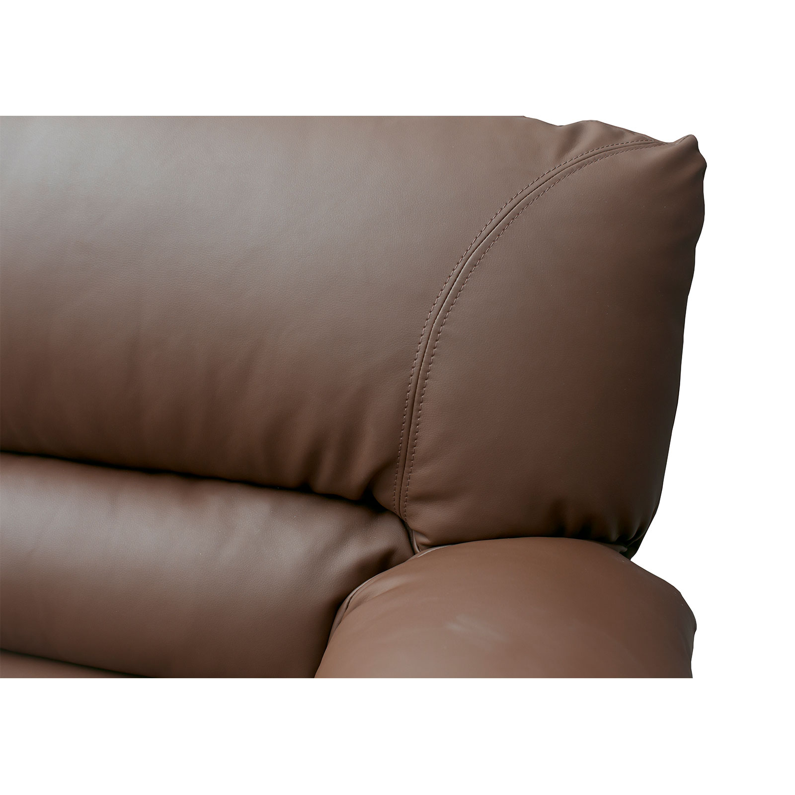 Colectia Luxor - Canapea fixa LUX171, 2 locuri, maro, 171x95x95 cm - ExpoMob
