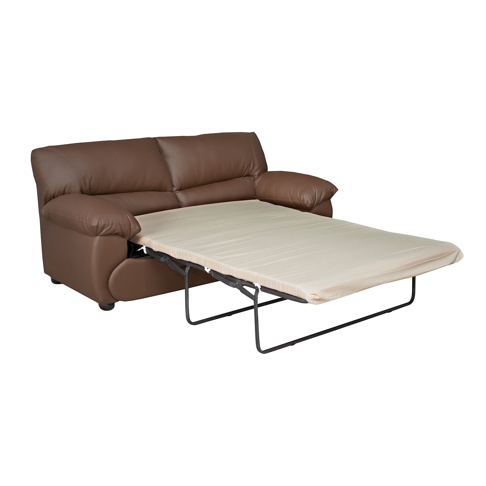 Colectia Luxor - Canapea extensibila LUX215, 3 locuri, maro, 215x95x95 cm - ExpoMob