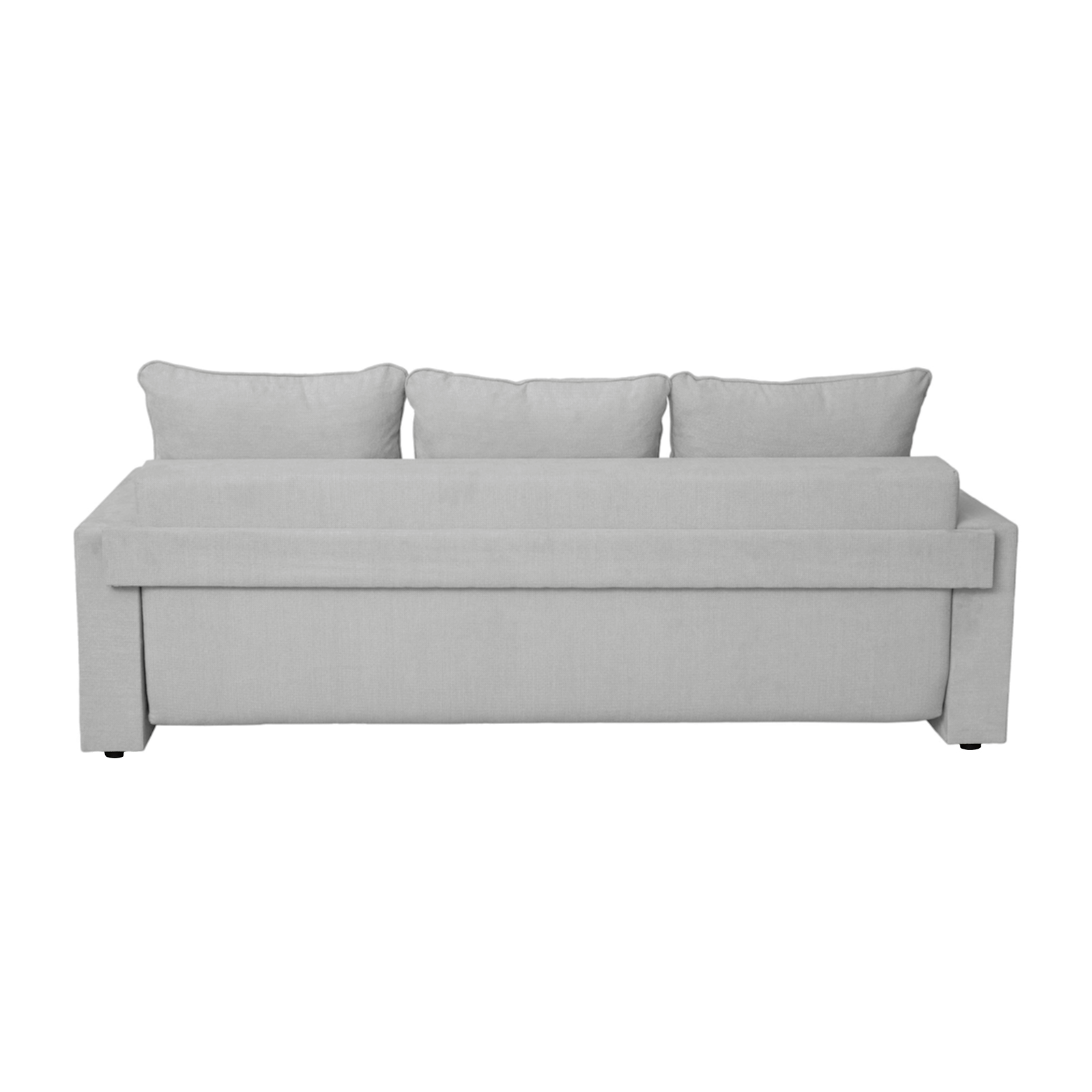 Promo - Canapea extensibila NIC220, 3 locuri, cu arcuri si lada depozitare, 220x90x75 cm - ExpoMob