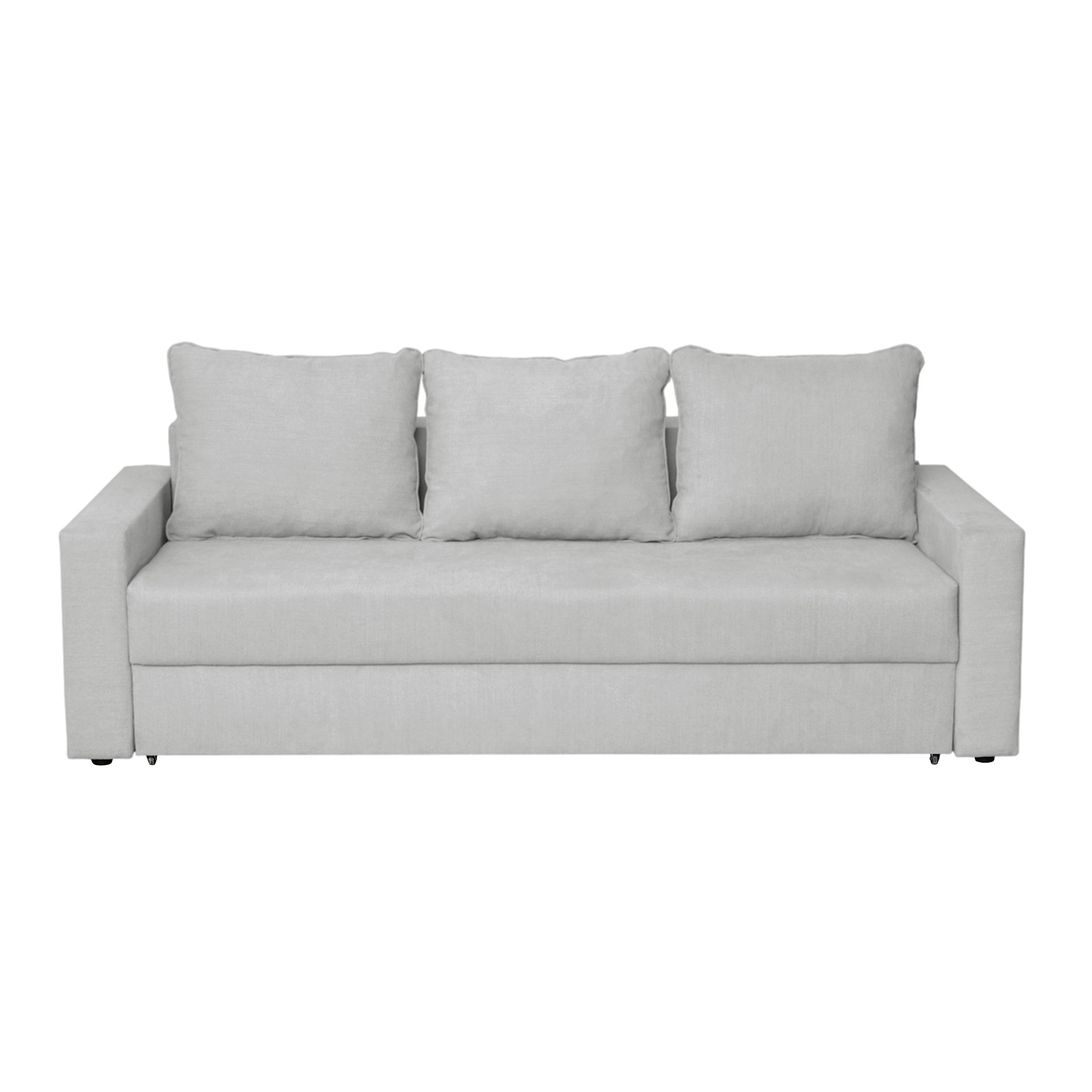 Promo - Canapea extensibila NIC220, 3 locuri, cu arcuri si lada depozitare, 220x90x75 cm - ExpoMob