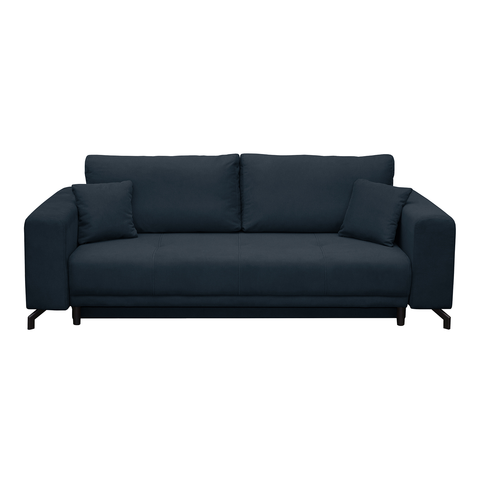 Canapele Moderne - Canapea extensibila VEG240 POINT, 3 locuri, cu arcuri si lada depozitare, gri, 237x110x73 cm - ExpoMob