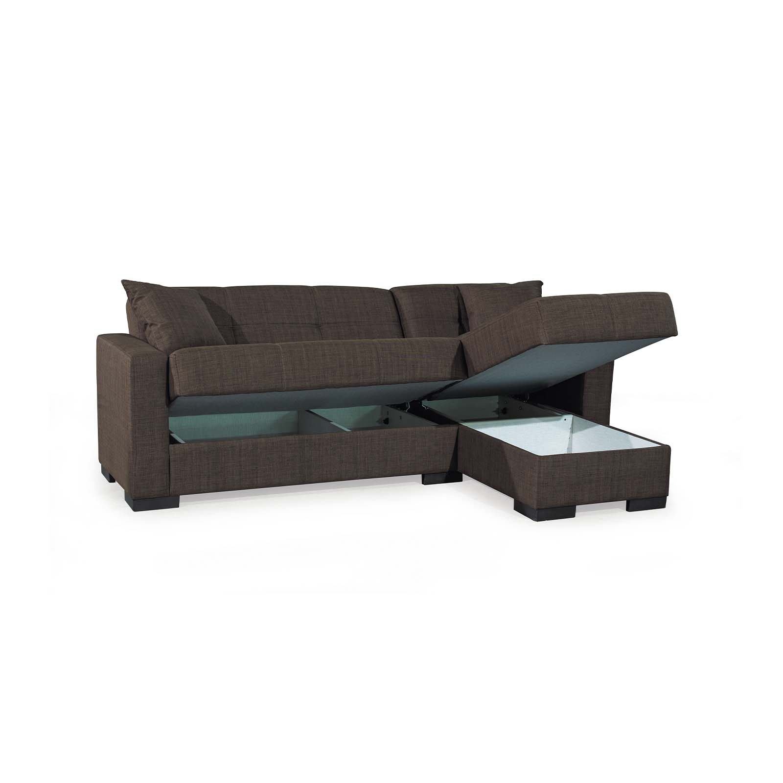 Coltare - Coltar BETTY extensibil, cu lada depozitare, colt interschimbabil, 212x145x80 cm - ExpoMob
