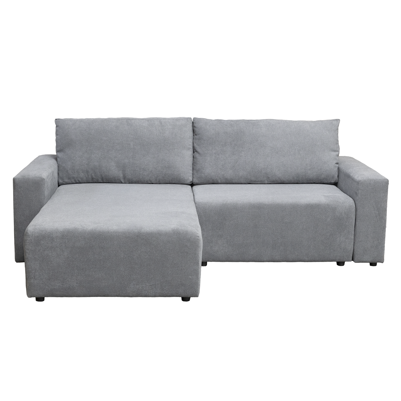 Coltare - Coltar extensibil DAL258, cu lada depozitare, colt interschimbabil, gri deschis, 258x173x90 cm