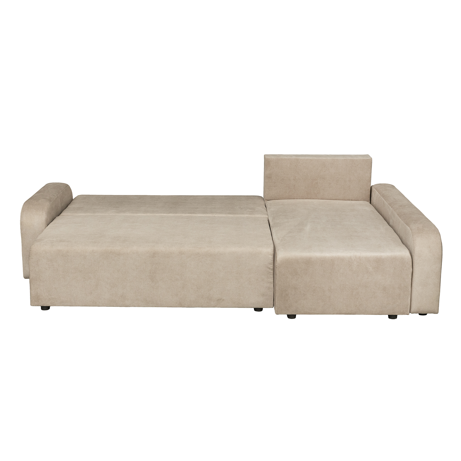 Coltare - Coltar extensibil RIO, cu arcuri si lada depozitare, colt interschimbabil, bej, 235x140x83 cm