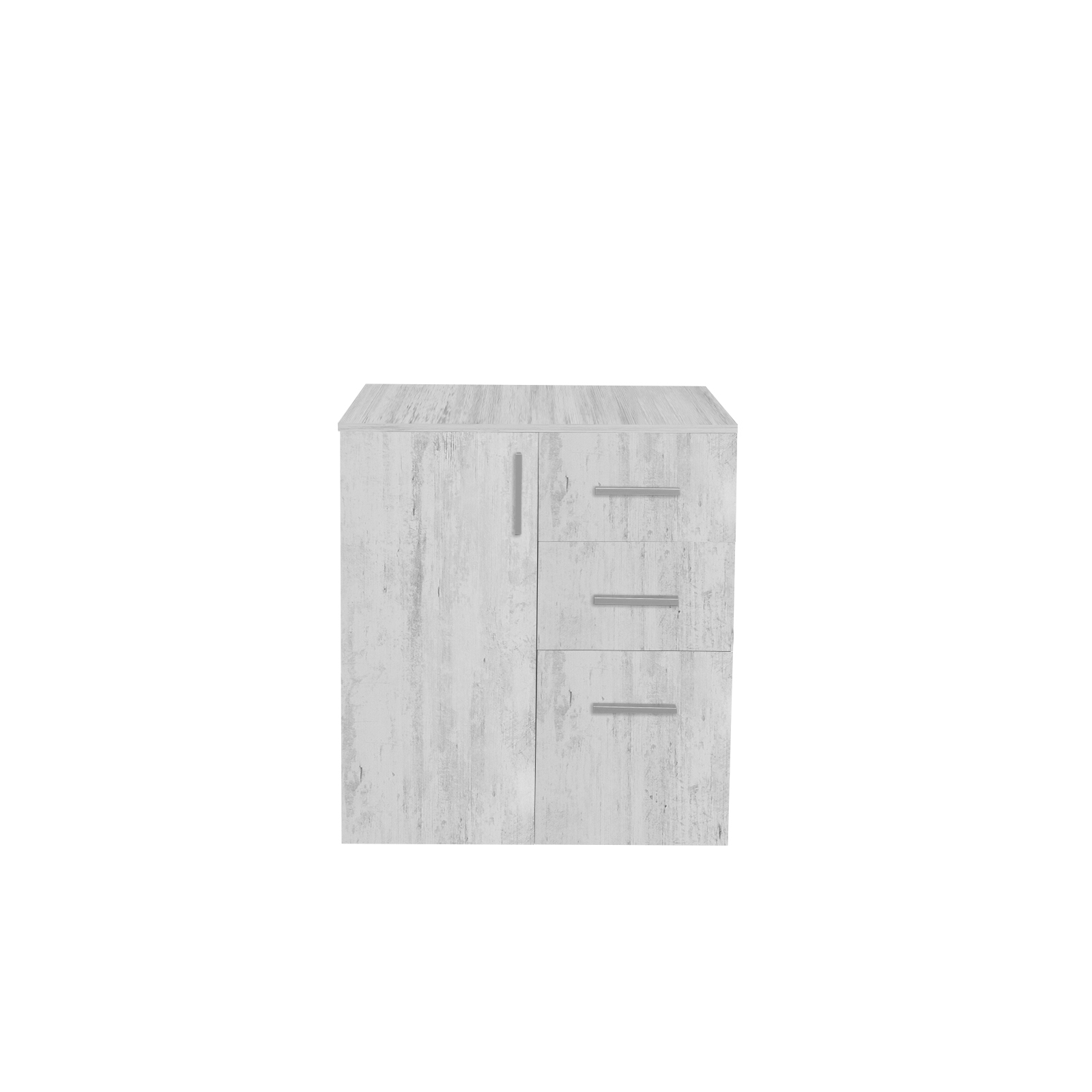 Comode - Comoda ALMA, 1 usa, 3 sertare, 70x40x82 cm - ExpoMob