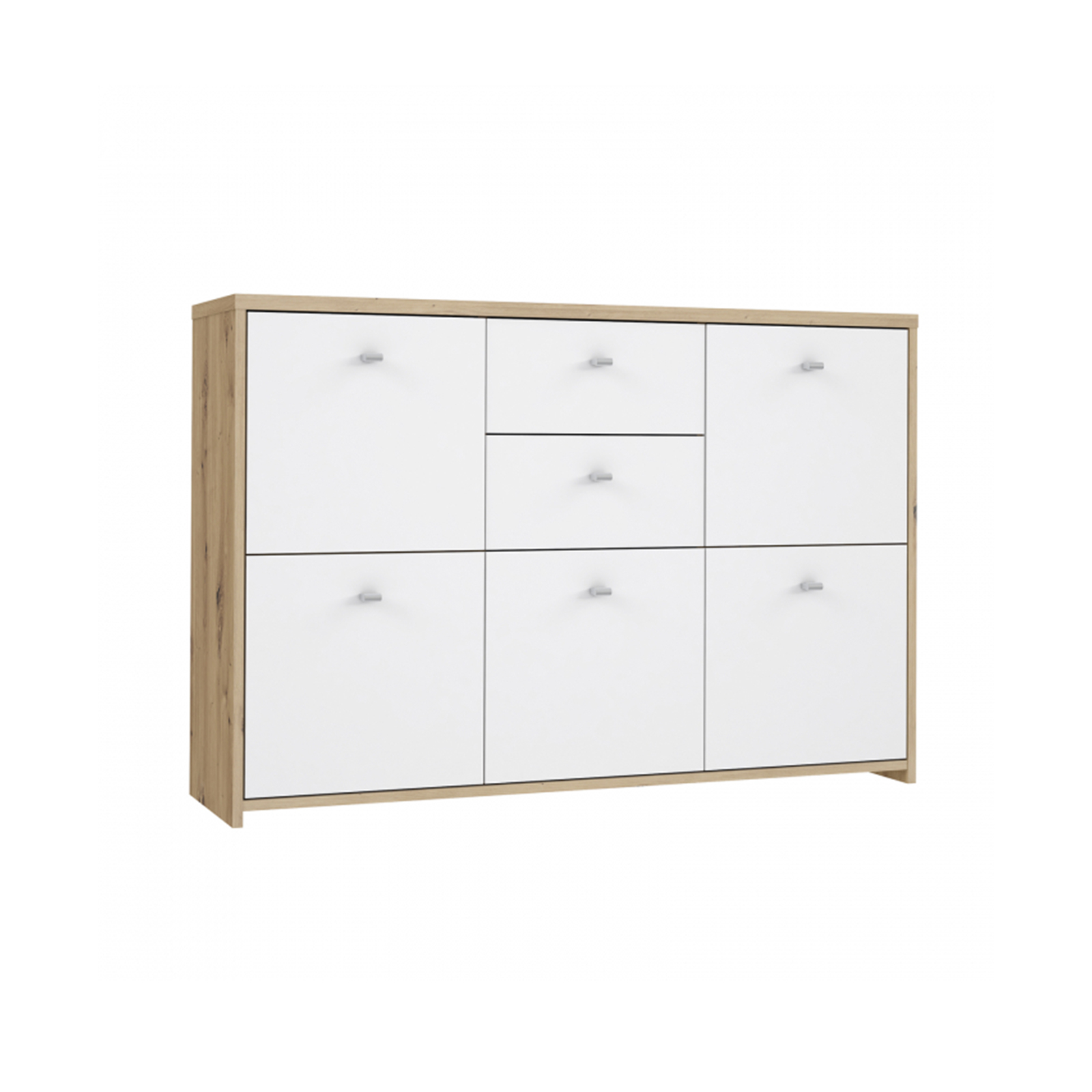 Mobila Alba - Comoda BEST CHEST SQNK233, 5 usi, 2 sertare, 113x77x29cm, - ExpoMob