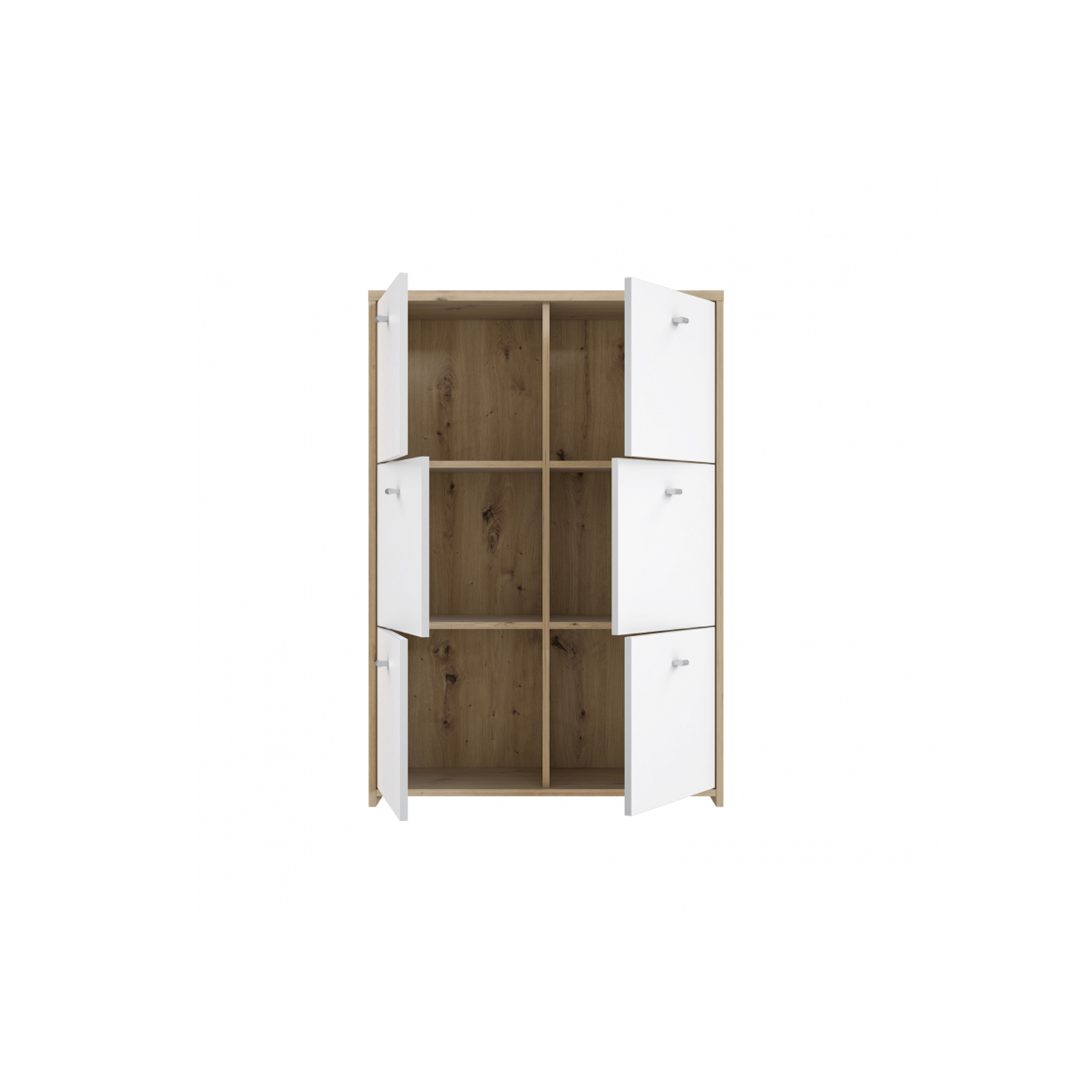 Mobila Alba - Comoda BEST CHEST SQNK321, 6 usi, 77x112x29 cm - ExpoMob