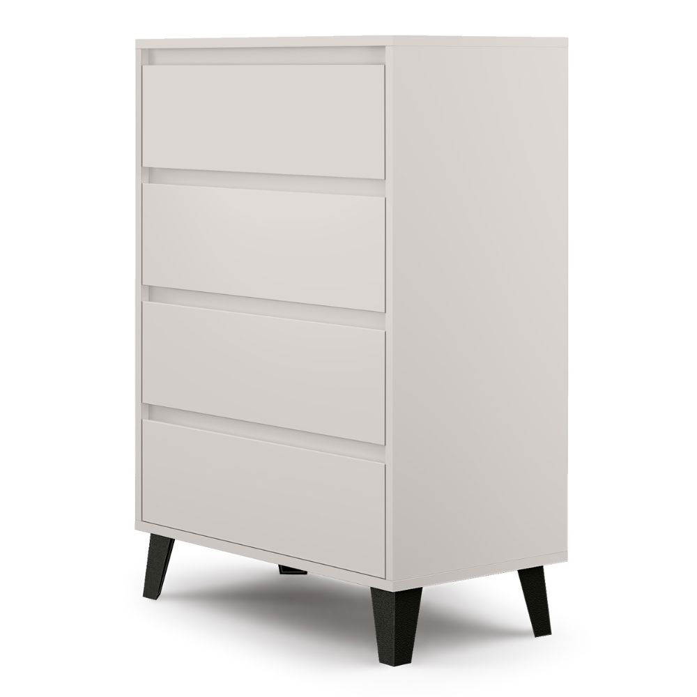 Colectia BORG - Comoda BORG, 4 sertare, casmir, 70x38,8x99,4 cm