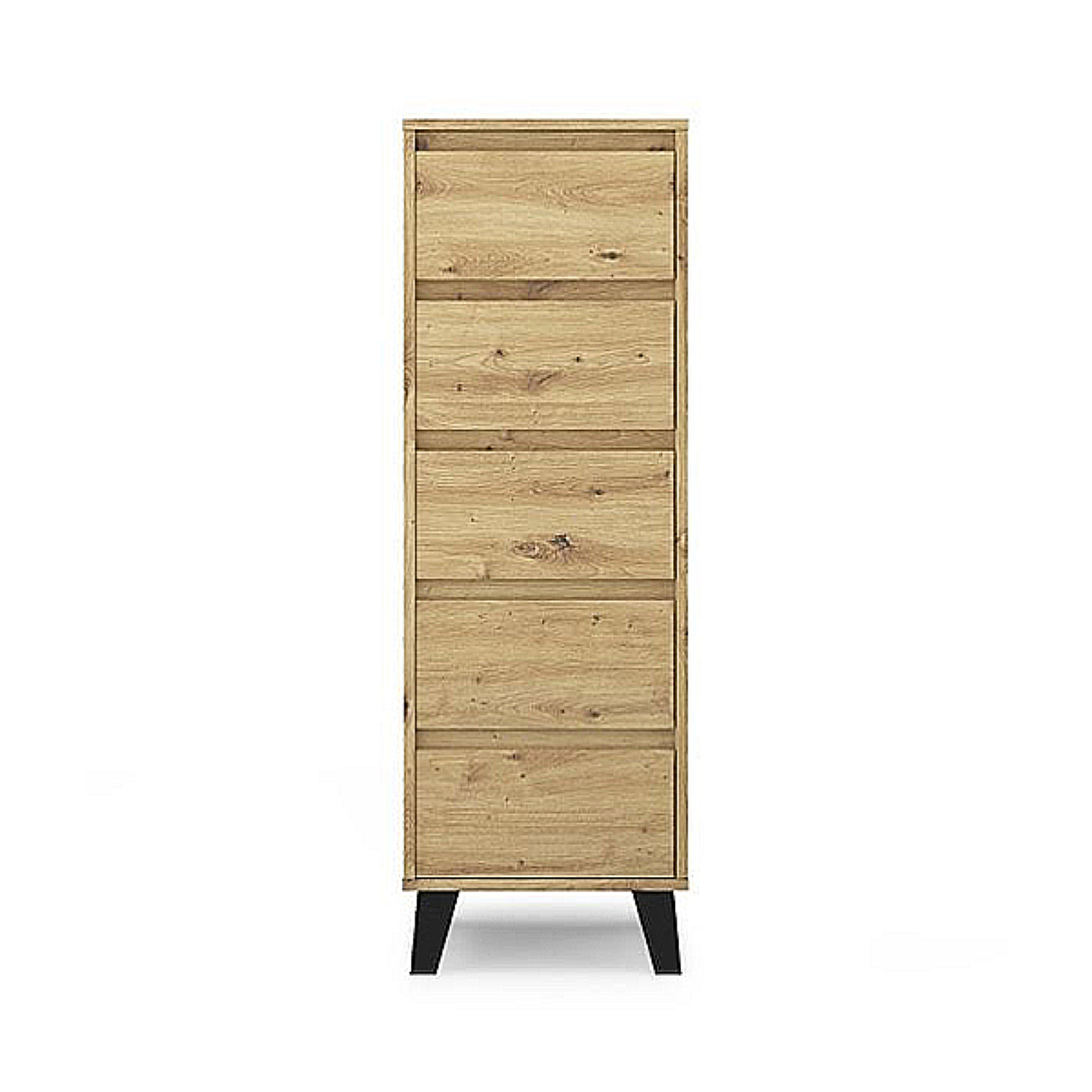 Comode - Comoda BORG, 5 sertare, stejar artisan, 40x38,8x120,4 cm