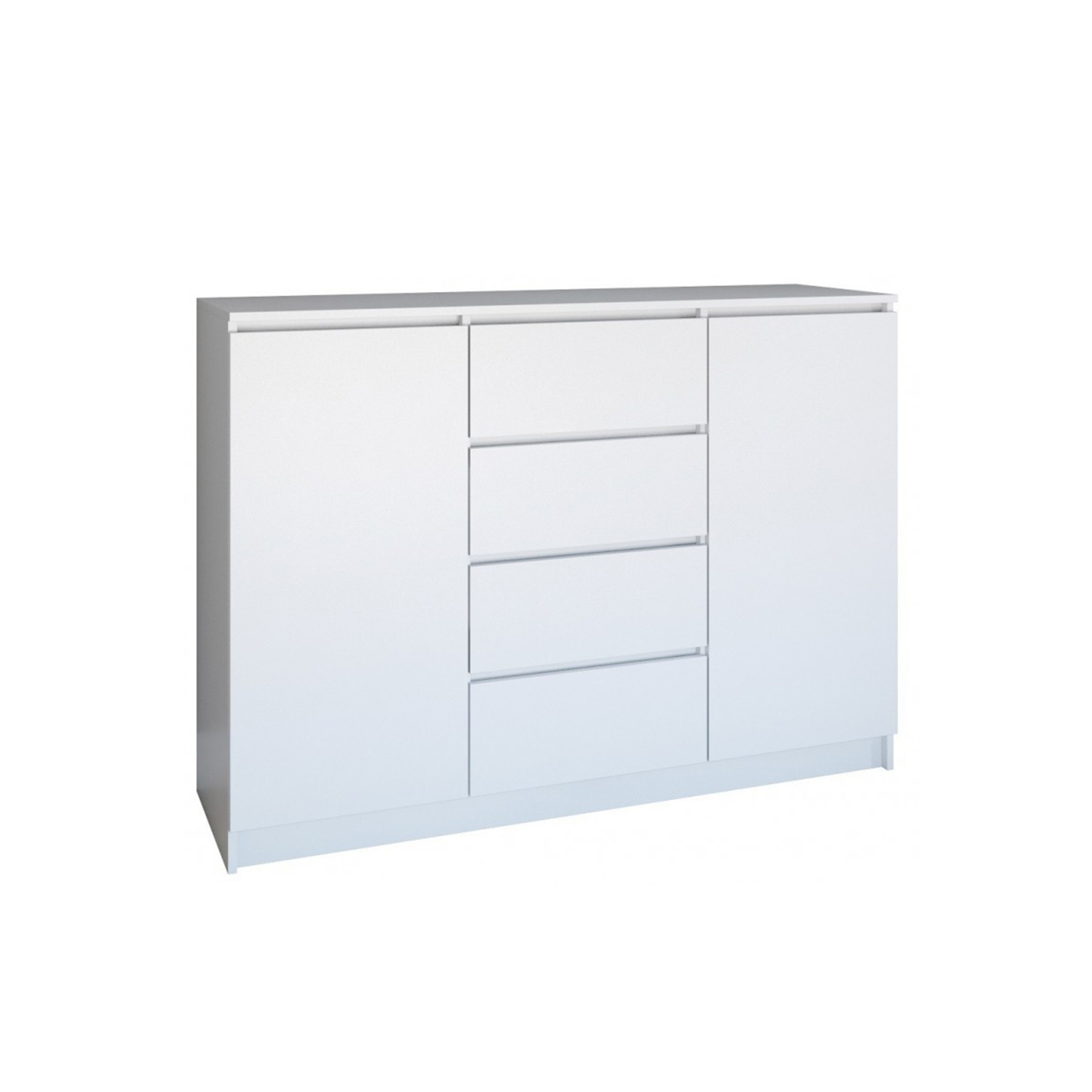 Comode - Comoda FLORA, 2 usi, 4 sertare, 120x40x97 cm - ExpoMob