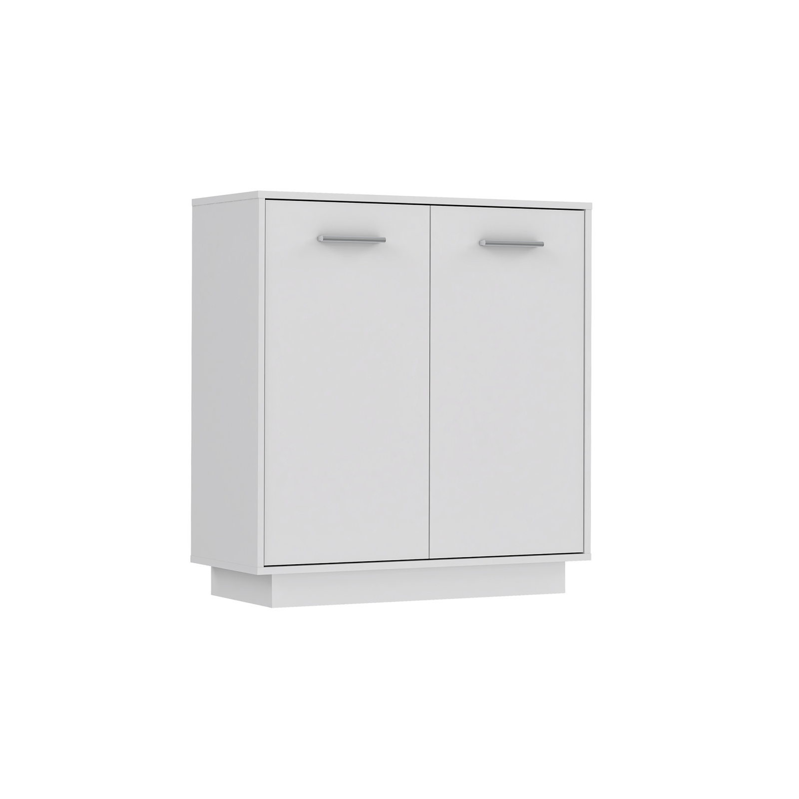 Mobila Alba - Comoda NTU221-120, 2 usi, alb, 70x34x80 cm - ExpoMob
