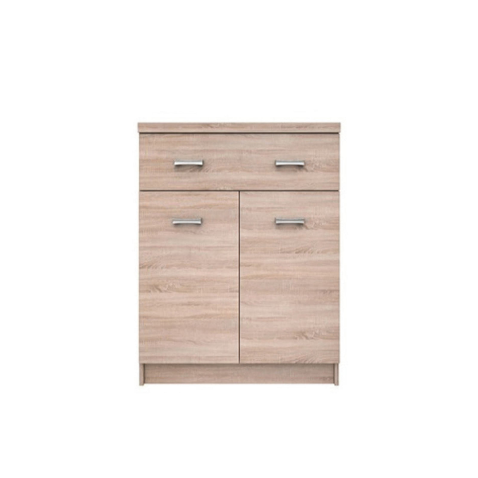 Comode - Comoda TOP MIX, 2 usi, 1 sertar, stejar sonoma, 60x33x85 cm