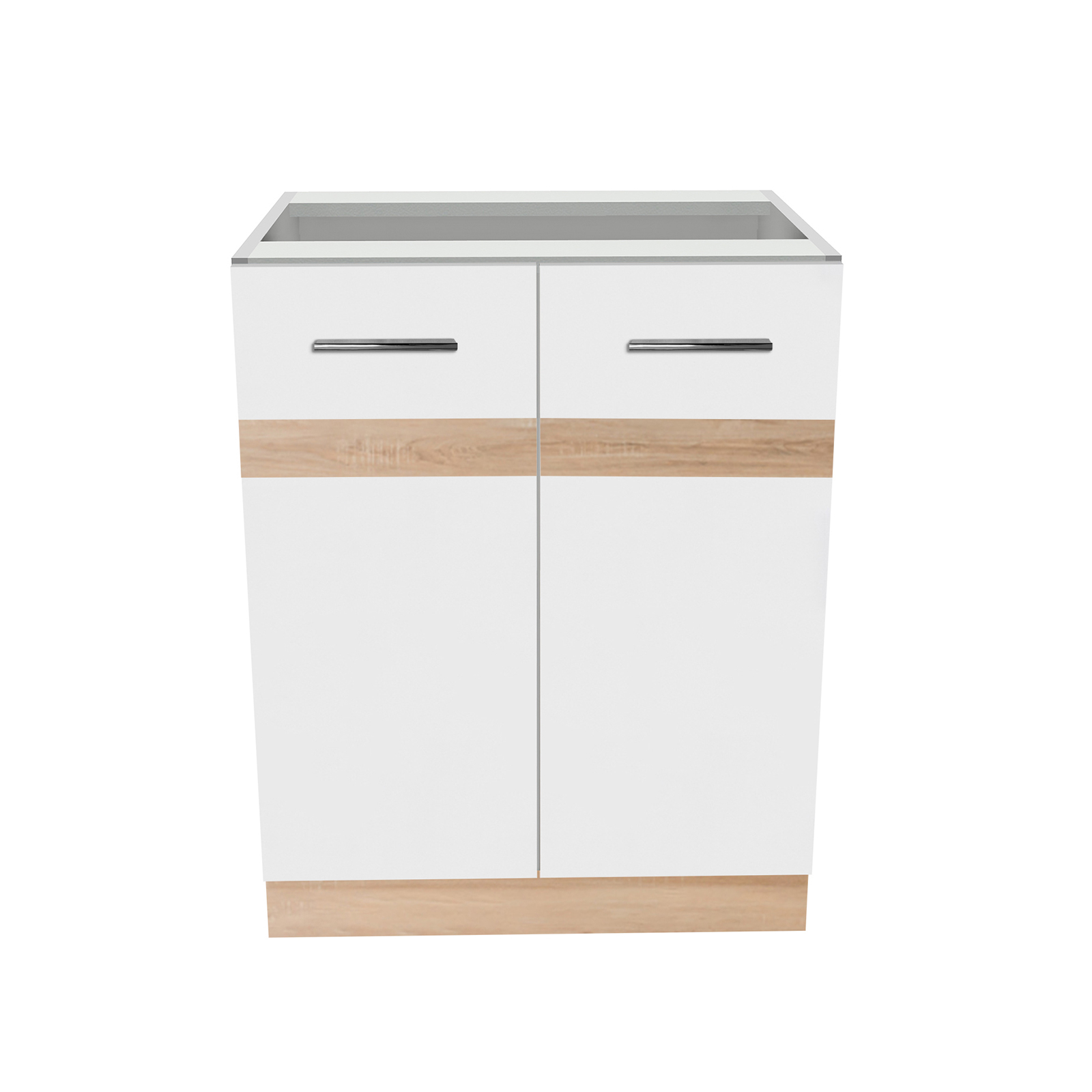 Mobila Alba - Corp inferior 60 YANA, 2 usi, corp alb, 60x50x77 cm - ExpoMob