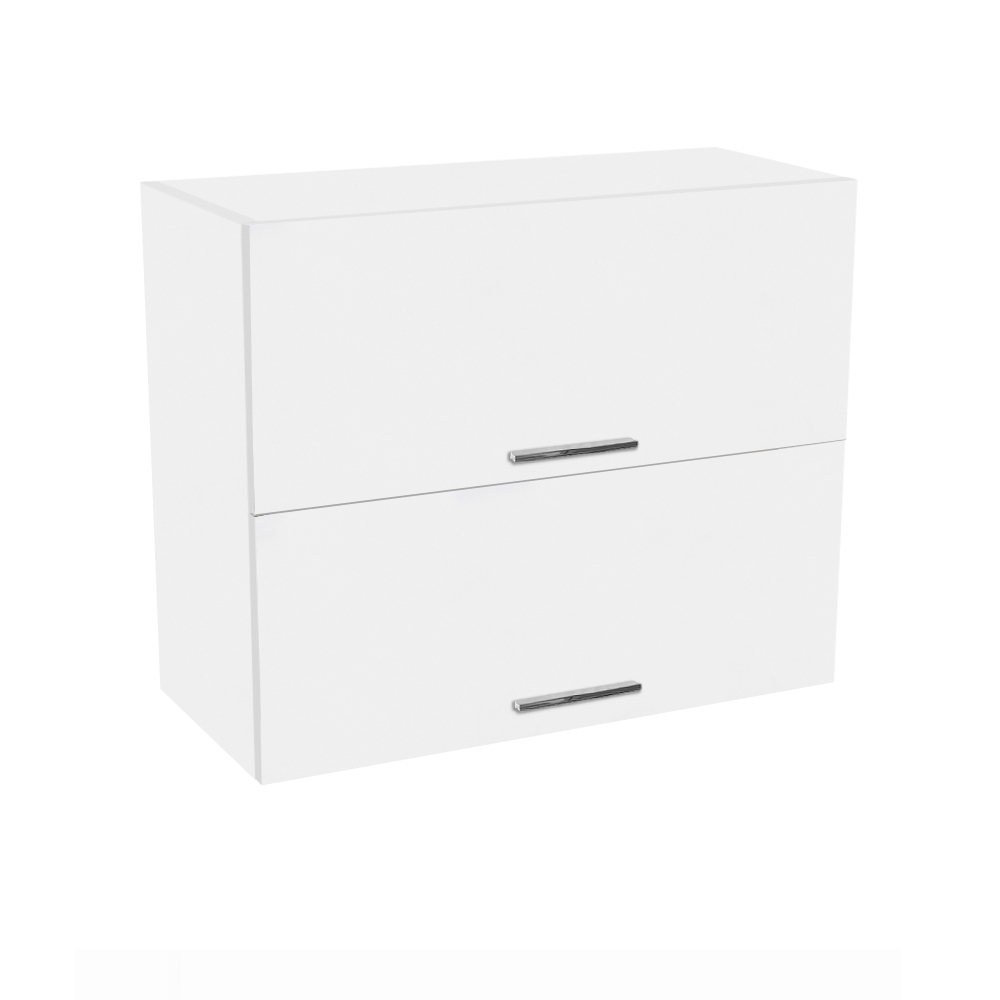 Mobila Alba - Corp suspendat 80 YANA, 2 usi rabatabile, corp alb, 80x30x60 cm - ExpoMob