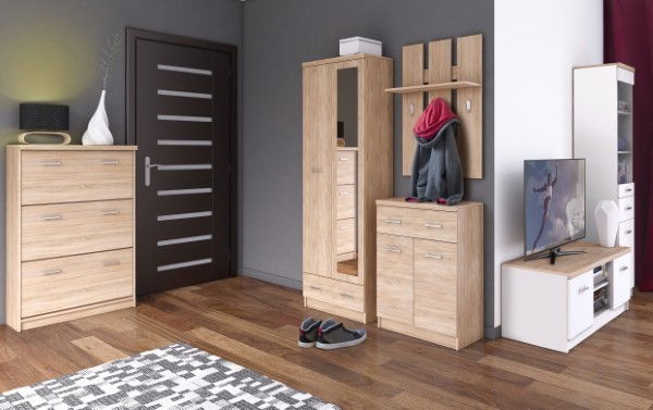 Colectia TOP MIX - Cuier suspendat TOP MIX 60, stejar sonoma, 60x23x100 cm