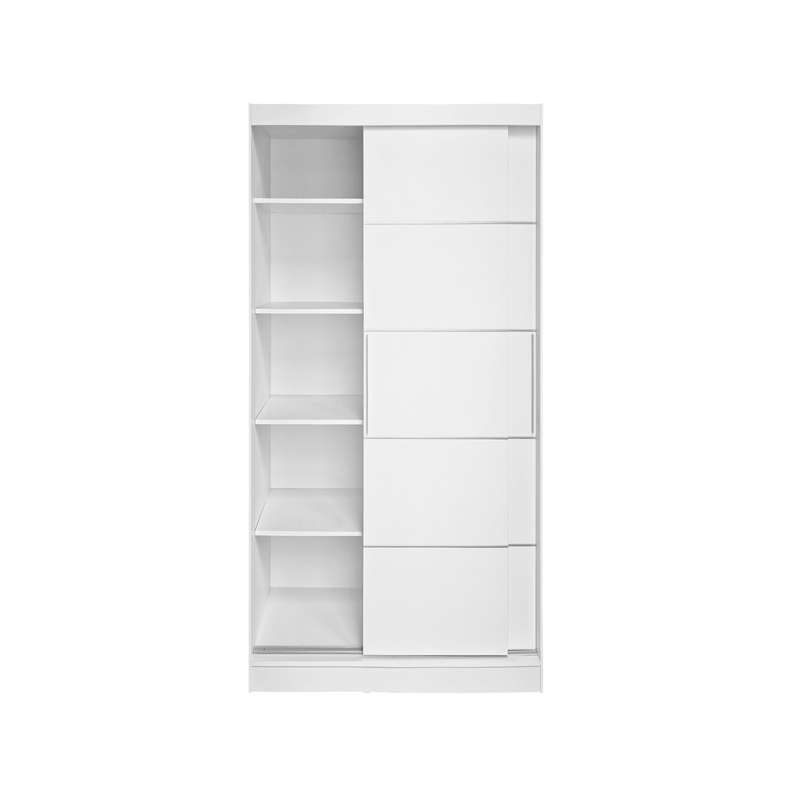 Dulapuri Albe - Dulap KOSS 03, cu usi glisante, 100x60x200 cm - ExpoMob